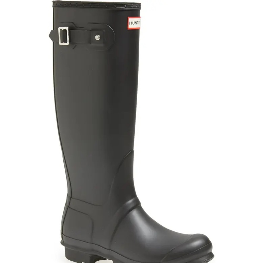 Black Hunter Boots Matte